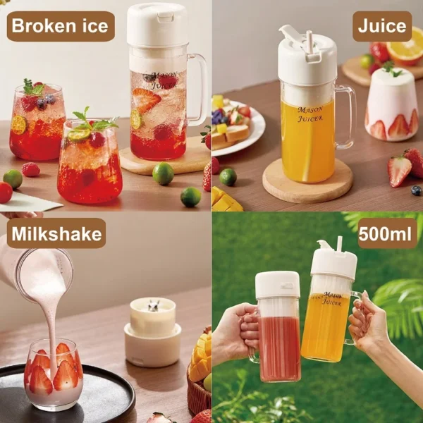 Blender Sans Fil – Portable & Rechargeable – Image 3