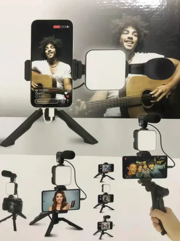 Kit Vlog pour  Smartphone, LED, Micro – Image 3
