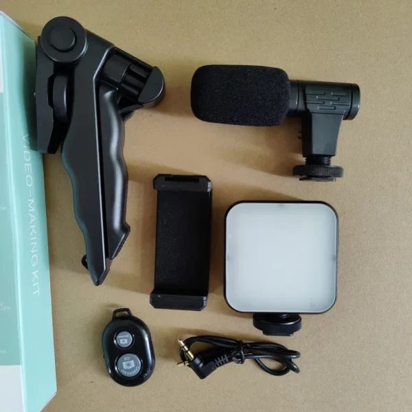 Kit Vlog pour  Smartphone, LED, Micro – Image 4