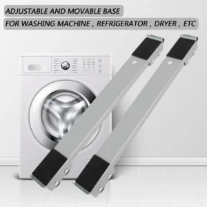 Support Mobile Réglable – Lave-Linge & Réfrigérateur