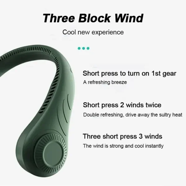 Ventilateur Portable Tour de Cou – Image 5