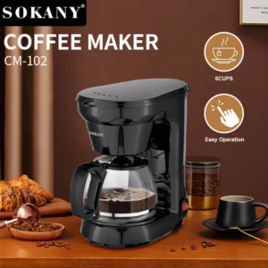 Cafetière Électrique Compacte avec Filtre