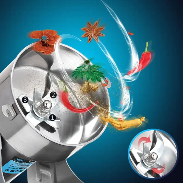 Moulin à  grande vitesse pour Grains 500g – Image 5