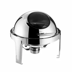 High quality stainless steel self-service food warmer round roll surface hot pot stove hot pot